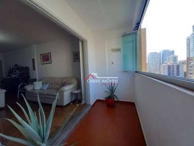 Apartamento em Ponta da Praia, Santos/SP de 121m² 3 quartos à venda por R$ 679.000,00