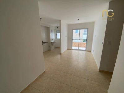 Apartamento em Vila Guilhermina, Praia Grande/SP de 57m² 2 quartos à venda por R$ 394.000,00