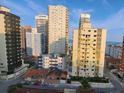 Apartamento em Campo da Aviação, Praia Grande/SP de 52m² 1 quartos à venda por R$ 349.000,00