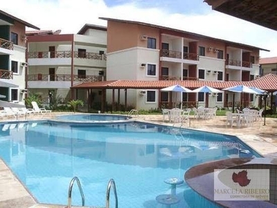Apartamento com 2 dormitórios à venda, 55 m² por R$ 350.000,00 - Porto das Dunas - Aquiraz