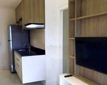 Apartamento com 1 dormitório para alugar, 37 m² por R$ 3.500/mês - Brooklin - São Paulo/SP