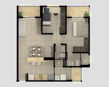 APARTAMENTO COM 2 DORMITÓRIOS À VENDA, 70 M² POR R$ 322.921,00 - EDIFÍCIO TERRAZA RESIDENC