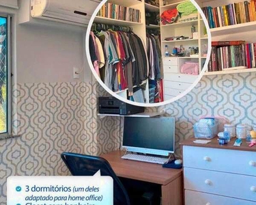 Apartamento condomínio Parque Felicitá 3 dormitórios mobiliado. SÓ VENDA!!!