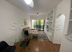 Flat para locação no saint peter contendo 45m², 1 dormitório e 1 vaga de garagem.