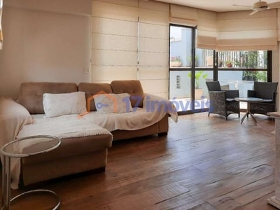 Cobertura duplex mobiliada em pinheiros para alugar | 2 quartos | piscina e churrasqueira