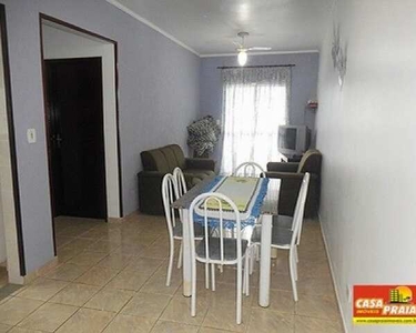 Apartamento á venda em Mongaguá sp 1 dormitório mobiliado com sacada perto da praia