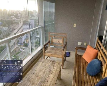 Apartamento com 1 dormitório para alugar, 45 m² por R$ 3.700/mês - Brooklin - São Paulo/SP