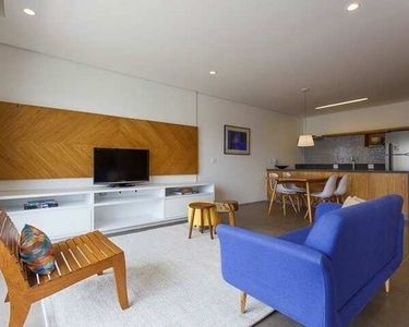 Apartamento mobiliado para aluguel com 68m2 com 1 quarto-1suíte-Vila Nova Conceição