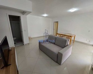 Apartamento mobiliado para locação - Ed. Monte Carlo 86m2 - Centro de Alphaville