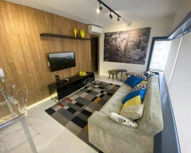 Flat com 1 dormitório para alugar, 50 m² por R$ 4.000/mês - Jardins - São Paulo/SP