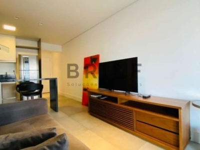 Apartamento studio no brooklin com 65m² , 2 dormitórios , 1 banheiro, 1 suíte - são paulo - sp