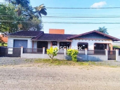 Casa com 3 dormitórios para alugar, 157 m² por r$ 2.544,36/mês - itoupava central - blumenau/sc