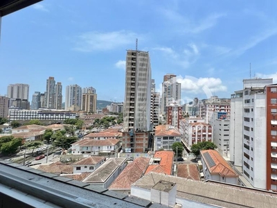 Ótimo apartamento a venda de 2 dormitórios, suíte e dependência completa na Ponta da Praia em Santos