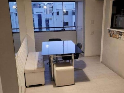 Flat com 1 quarto à venda na rua araguari, --, moema, são paulo, 50 m2 por r$ 550.000
