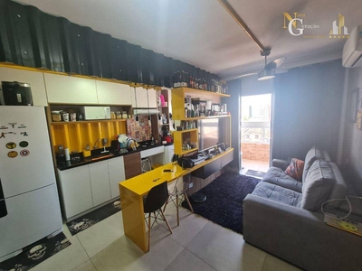 Apartamento em Boqueirão, Praia Grande/SP de 40m² 1 quartos à venda por R$ 231.000,00