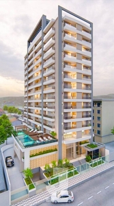 Apartamento em Boqueirão, Praia Grande/SP de 61m² 2 quartos à venda por R$ 516.964,00