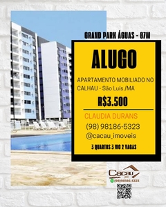 Apartamento em Calhau, São Luís/MA de 10m² 3 quartos para locação R$ 3.500,00/mes