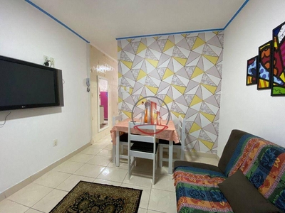 Apartamento em Canto do Forte, Praia Grande/SP de 32m² 1 quartos à venda por R$ 164.000,00