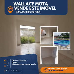 Apartamento em Centro, Ananindeua/PA de 100m² 2 quartos à venda por R$ 174.000,00