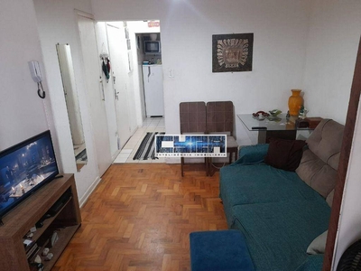Apartamento em Centro, São Vicente/SP de 45m² 1 quartos à venda por R$ 159.000,00