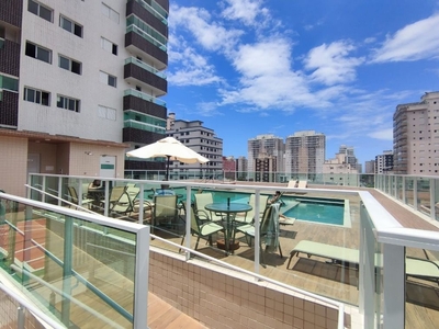 Apartamento em Cidade Ocian, Praia Grande/SP de 70m² 2 quartos à venda por R$ 395.000,00 ou para locação R$ 2.750,00/mes