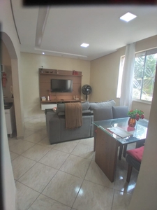 Apartamento em Conjunto Nova Pampulha (Justinópolis), Ribeirão das Neves/MG de 55m² 2 quartos à venda por R$ 154.000,00