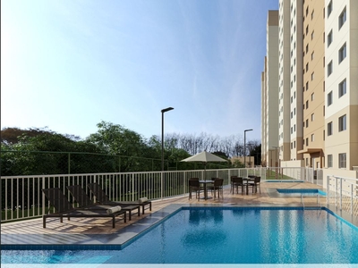 Apartamento em Jardim do Lago Continuação, Campinas/SP de 46m² 2 quartos à venda por R$ 228.000,00