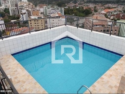 Apartamento em Jardim Três Marias, Guarujá/SP de 55m² 1 quartos à venda por R$ 209.000,00