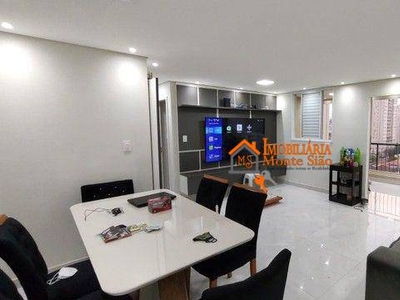 Apartamento em Jardim Zaira, Guarulhos/SP de 82m² 2 quartos para locação R$ 3.850,00/mes