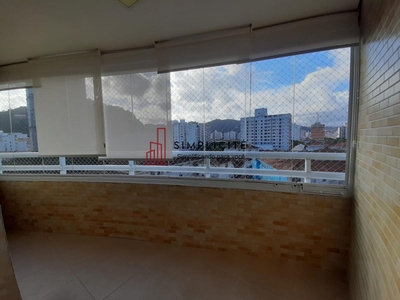 Apartamento em José Menino, Santos/SP de 80m² 2 quartos para locação R$ 4.700,00/mes