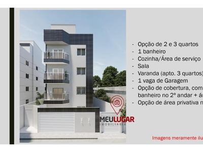 Apartamento em Masterville, Sarzedo/MG de 48m² 2 quartos à venda por R$ 209.000,00