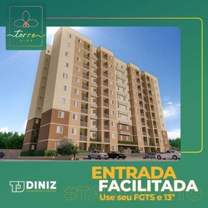 Apartamento em Parque Santo Antônio, Taubaté/SP de 68m² 3 quartos à venda por R$ 223.200,00