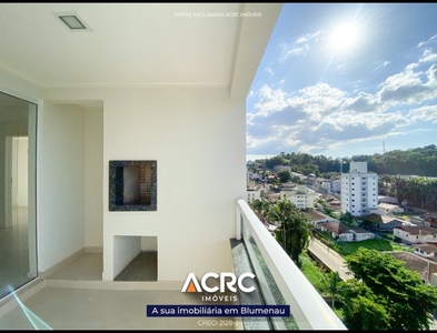 Apartamento no Bairro Itoupava Seca em Blumenau com 3 Dormitórios (3 suítes) e 84.2 m²