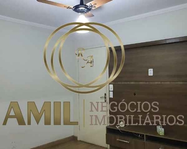 Apartamento térreo com 2 dormitórios com 57m² semi-mobiliado na chácara visconde em Taubat