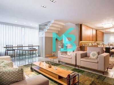 Penthouse em Funcionários, Belo Horizonte/MG de 379m² 5 quartos para locação R$ 9.750,00/mes