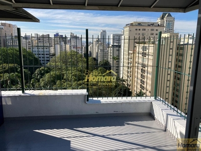 Penthouse em Higienópolis, São Paulo/SP de 70m² 2 quartos para locação R$ 3.000,00/mes