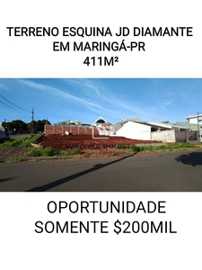 Terreno em Jardim Diamante, Maringá/PR de 10m² à venda por R$ 198.000,00