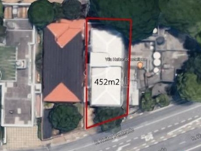 Terreno em Sumaré, São Paulo/SP de 452m² à venda por R$ 2.998.000,00 ou para locação R$ 12.000,00/mes