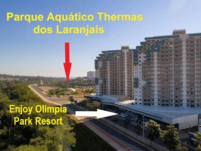 Alugo Apartamento em Resort em Olímpia - SP