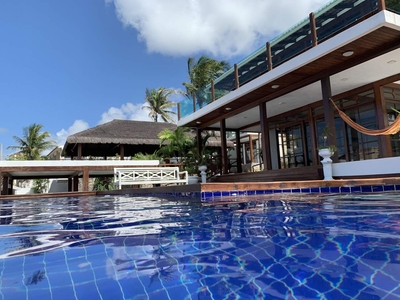 Casa paradisíaca com vista do mar na Praia de Cotovelo. 8 quarto, 6 suítes e piscina