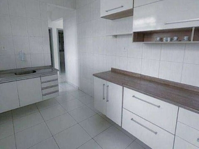 Apartamento com 2 dormitórios para alugar, 80 m² por R$ 2.400,00/mês - Boqueirão - Santos/SP