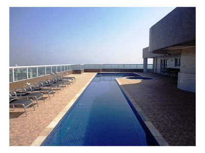 Apartamento Em Vila Guilhermina, Praia Grande/sp De 156m² 4 Quartos À Venda Por R$ 1.000.000,00