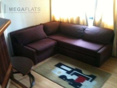 Flat com 1 quarto para alugar na r. joel carlos borges, 60, brooklin, são paulo, 44 m2 por r$ 1.970