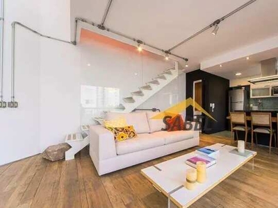 Loft com 1 dormitório, 74 m² - venda por R$ 1.850.000 ou aluguel por R$ 13.013/mês - Vila