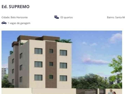Apartamento com 2 quartos à venda no bairro Santa Mônica