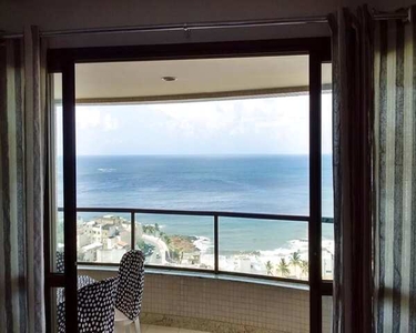 Alugo apartamento Loft 56 m² mobiliado, vista mar no Rio Vermelho em Salvador. Valor total