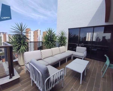 Apartamento com 1 dormitório para alugar, 37 m² por R$ 1.900,00/mês - Aldeota - Fortaleza