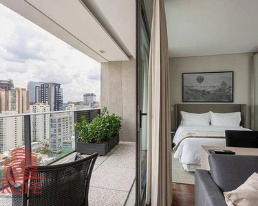 Apartamento com 1 dormitório para alugar, 43 m² por R$ 6.957,00/mês - Itaim Bibi - São Pau