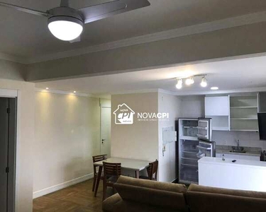 Apartamento com 1 dormitório para alugar, 48 m² por R$ 3.100,01/mês - Boqueirão - Santos/S