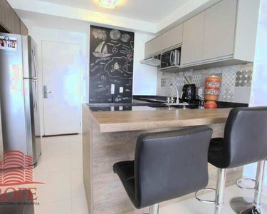 Apartamento com 1 dormitório para alugar, 58 m² por R$ 5.900,00/mês - Brooklin - São Paulo